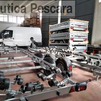 RIMORCHI BARCA GOMMONE 3500kg 9.50 Pronti