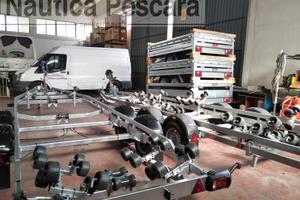 RIMORCHI BARCA GOMMONE 3500kg 9.50 Pronti