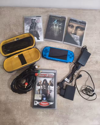 Sony PSP 3004 giochi,film e accessori 