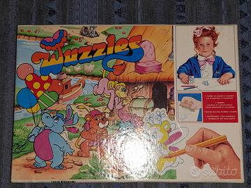 Wuzzles. Gioco stampini e colori. Vintage.
