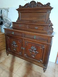 Credenza Antica Fine '800 in Legno Massello