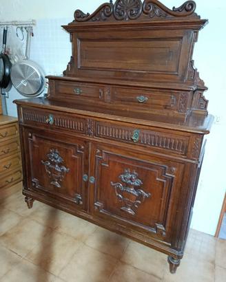Credenza Antica Fine '800 in Legno Massello