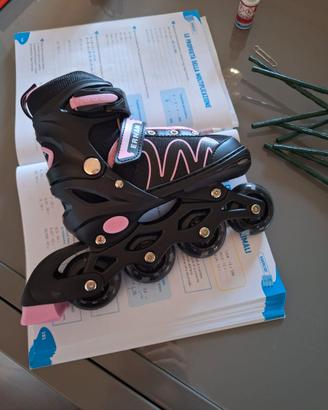 Pattini in linea regolabili bambina