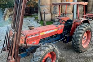 Trattore agricolo Same Bufalo + aratro vivo 120 DT