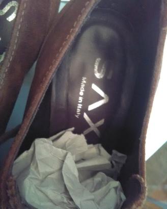 Scarpe donna camoscio mod parigina Sax