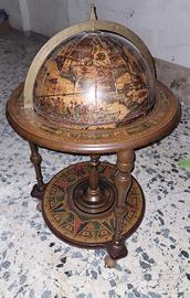 Mobile bar a forma di mappamondo