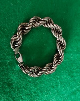 bracciale in argento 925 Tibet anni 1960.