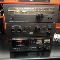 IMPIANTO VINTAGE AKAI CON MOBILETTO DEDICATO