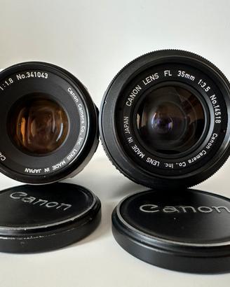 Obiettivi Canon FL (50mm - 35mm)