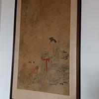 Stampa antica cinese su quadro
