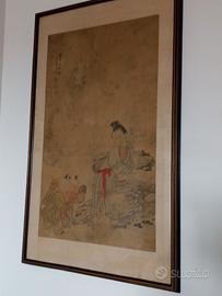Stampa antica cinese su quadro