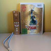 Zelda skyward sword 25 anniversario e wiimote oro