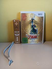 Zelda skyward sword 25 anniversario e wiimote oro