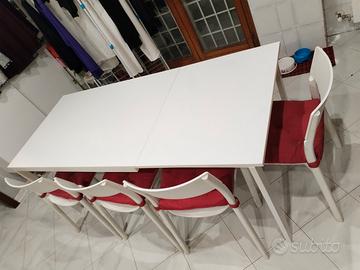 TAVOLO IKEA ALLUNGABILE + 4 SEDIE