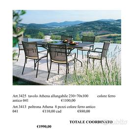 Tavolo Athena- EMU giardino