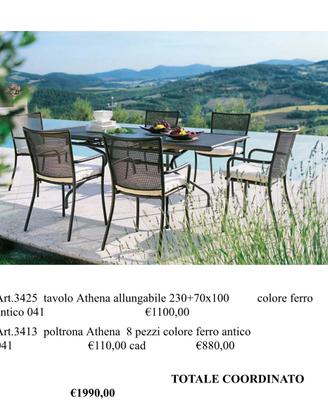 Tavolo Athena- EMU giardino