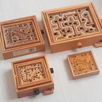 4 Giochi in legno labirinto basculante 