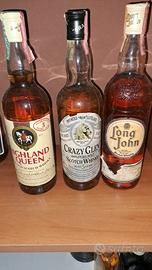 Bottiglie di whisky vecchie di 50 anni.