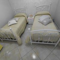 letto in ferro + rete+ materassi