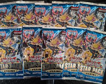 10 pacchetti sigillati Yu-Gi-Oh Star Pack VRAINS 