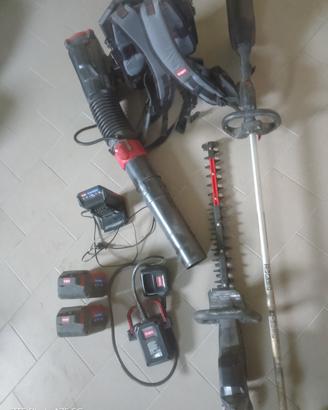 kit attrezzatura a batteria 