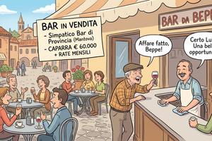 Bar con cucina 20 kg caffè settimana