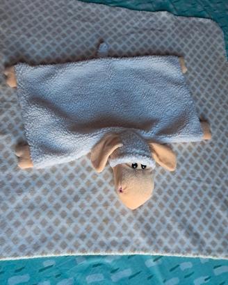 Copertina neonato con pecora "cuscino"