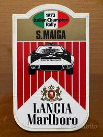 Sergio Maiga Lancia Stratos HF 1973 rally