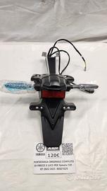 PORTATARGA ORIGINALE COMPLETO DI FRECCE E LUCE PER