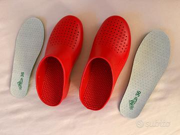 Zoccoli Bihos Calzuro 36-37 rossi