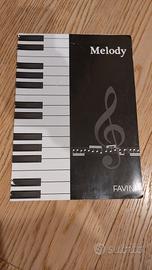 quaderno pentagrammato 