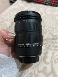 Lente 18-200 SIGMA x Canon