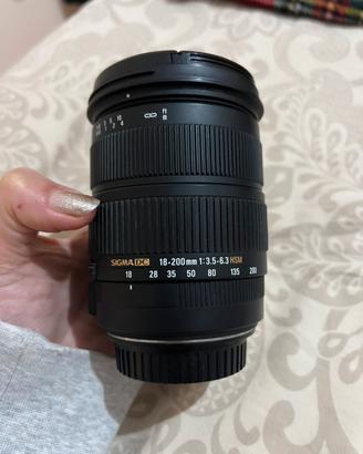 Lente 18-200 SIGMA x Canon