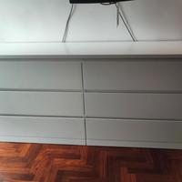 cassettiera Malm 160x78