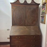 Bureau Bookcase Antico in Mogano - Epoca 1800
