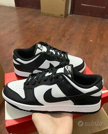Nike Dunk Low Retro White Black Pand 42