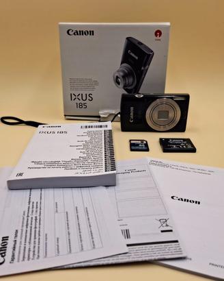 Canon IXUS 185 Nera Fotocamera Digitale 20MP Zoom