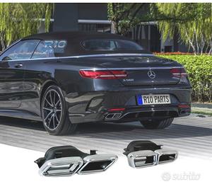 TERMINALI SCARICO MERCEDES CLASSE S W222 13- LOOK 