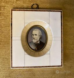 Miniatura dipinta Giuseppe Verdi