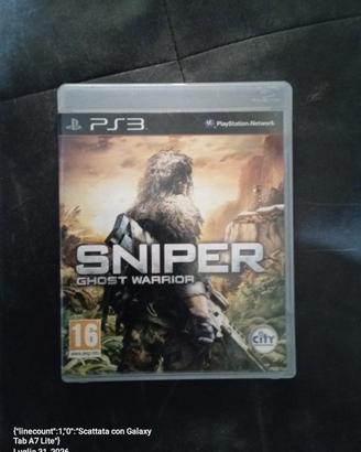 snyper ghost warrior gioco originale psp 3