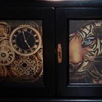 Mobile Steampunk con Luce LED e Decorazioni 3D