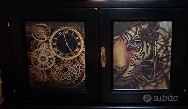 Mobile Steampunk con Luce LED e Decorazioni 3D