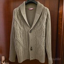Cardigan con alamari