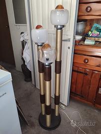 Lampada da terra vintage anni '70 -vetro di Murano