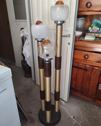Lampada da terra vintage anni '70 -vetro di Murano