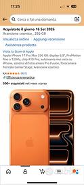 iPhone 17 pro max NUOVO