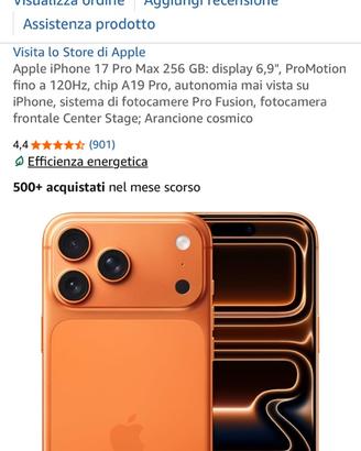 iPhone 17 pro max NUOVO