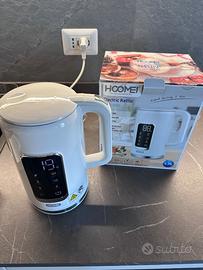 Bollitore elettrico nuovo, display digitale,