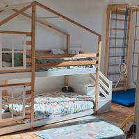 Letto a castello per bambini in legno