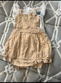 Completo Salopette e T-Shirt Iana/Blukids